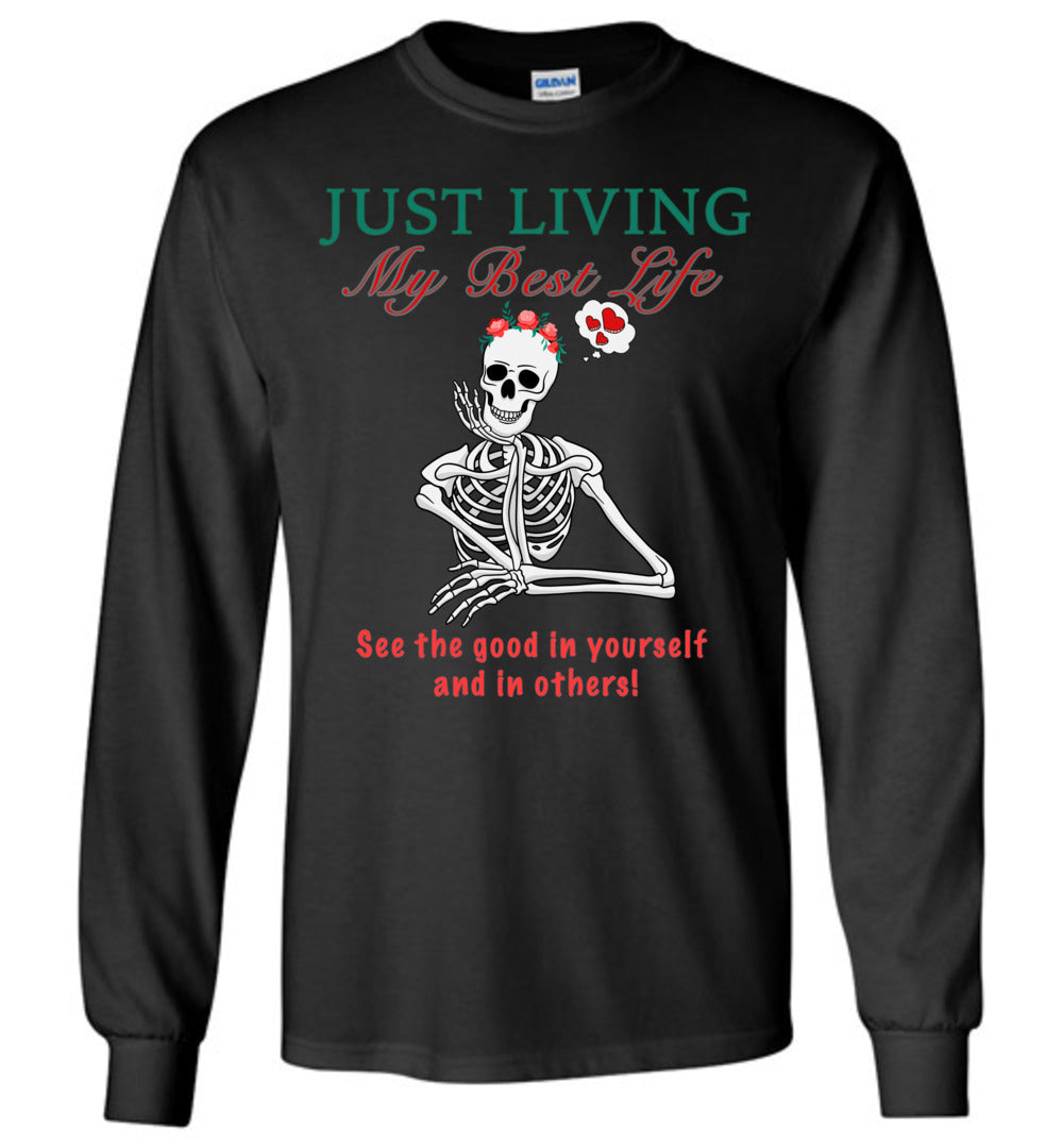 Halloween Skeleton Long Sleeve T-Shirt