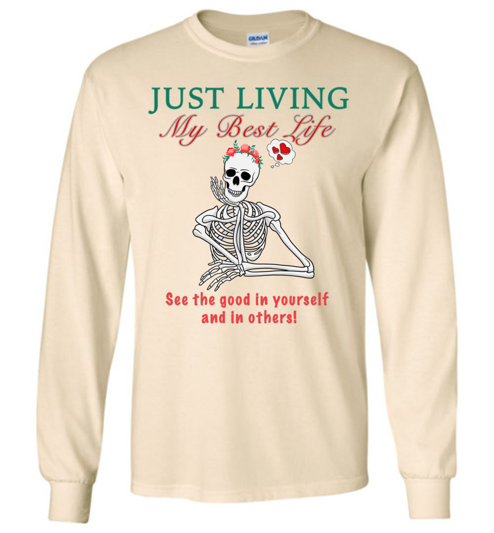 Halloween Skeleton Long Sleeve T-Shirt