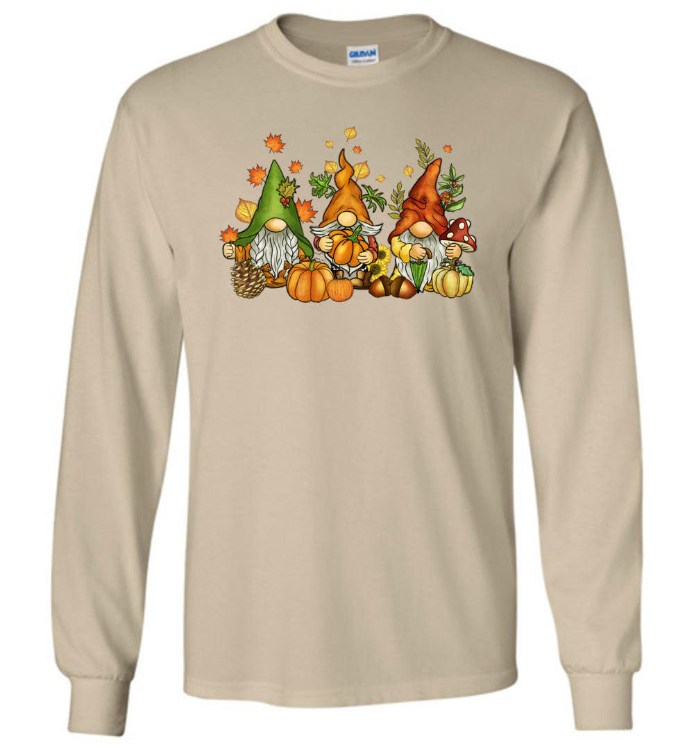 Fall Gnomies Long Sleeve T-shirt