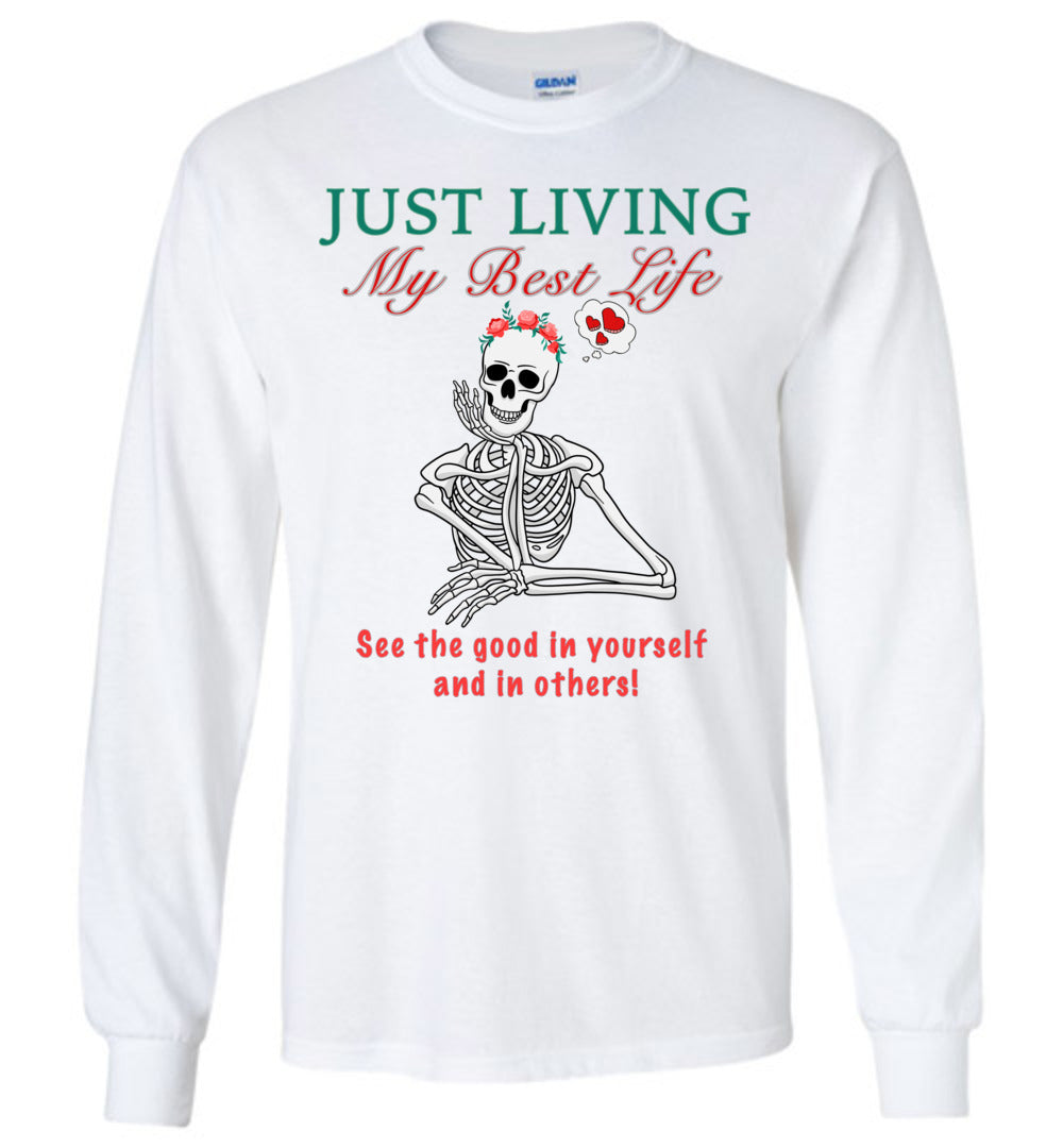 Halloween Skeleton Long Sleeve T-Shirt