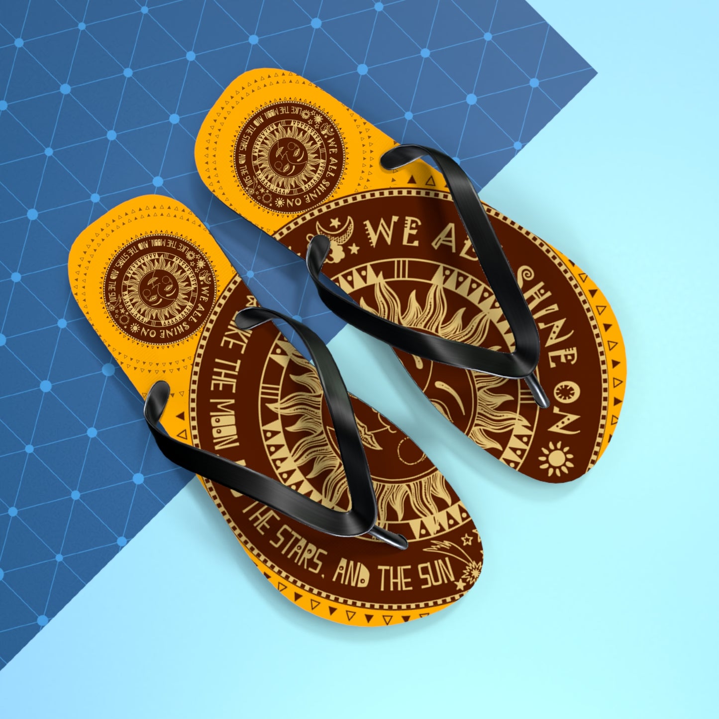 We All Shine On - Unisex Flip Flops