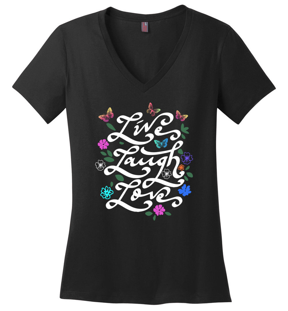 Live Laugh Love V-necks