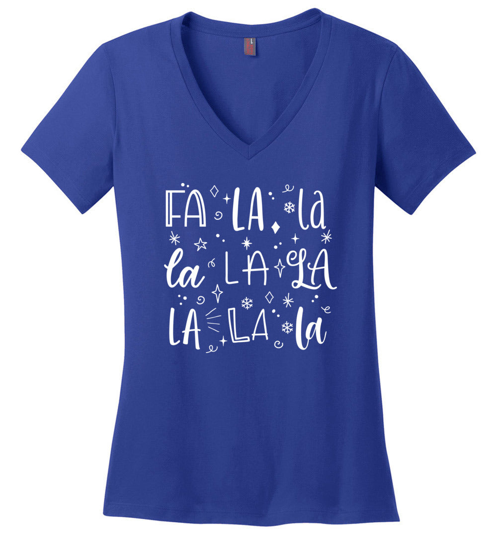 Fa La La V-necks