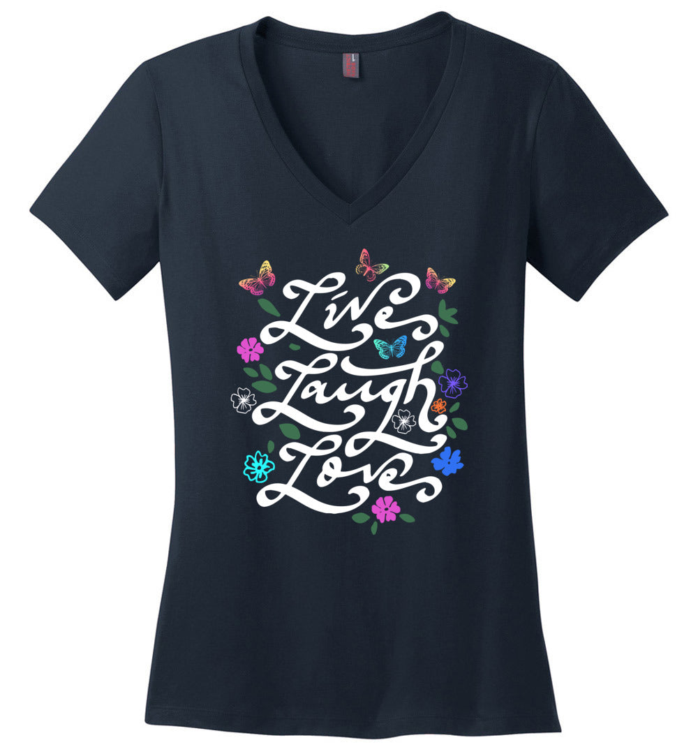 Live Laugh Love V-necks