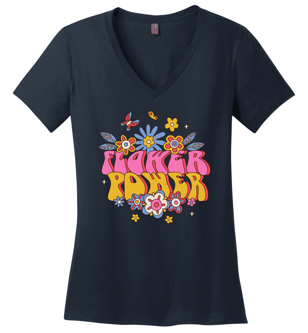 Flower Power V-Neck