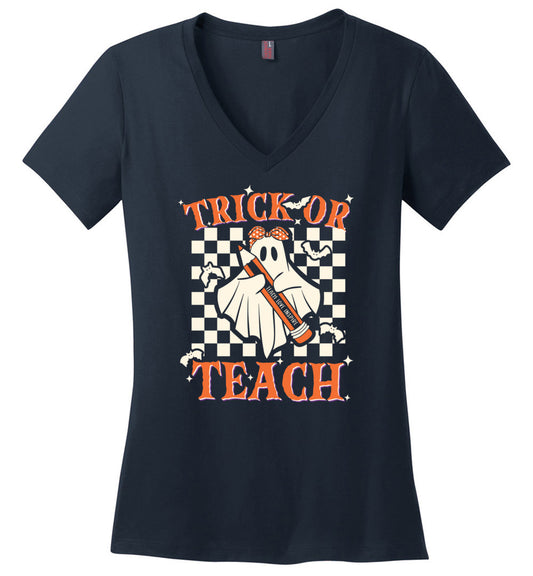 Treat Or Teach V-necks