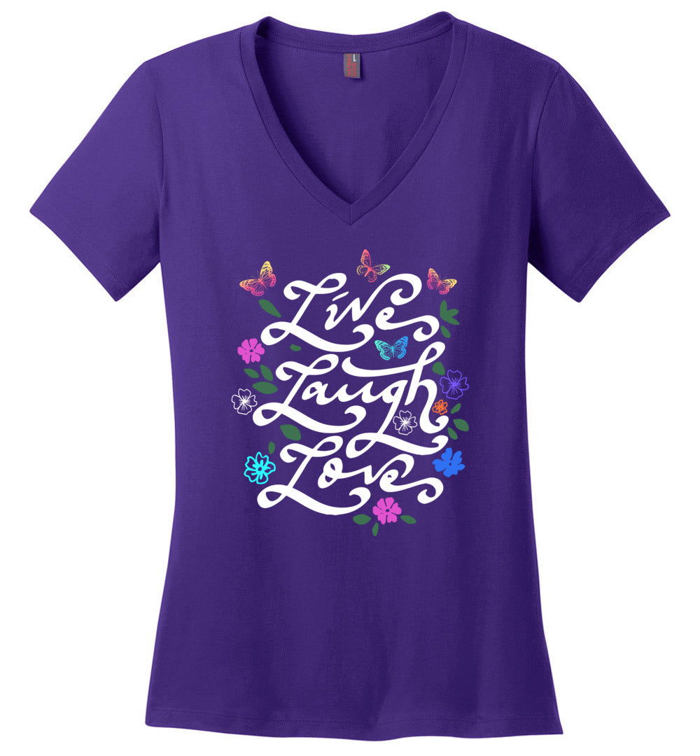 Live Laugh Love V-necks