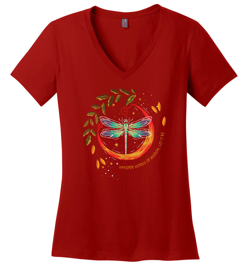 Let It Be Dragonfly V-necks