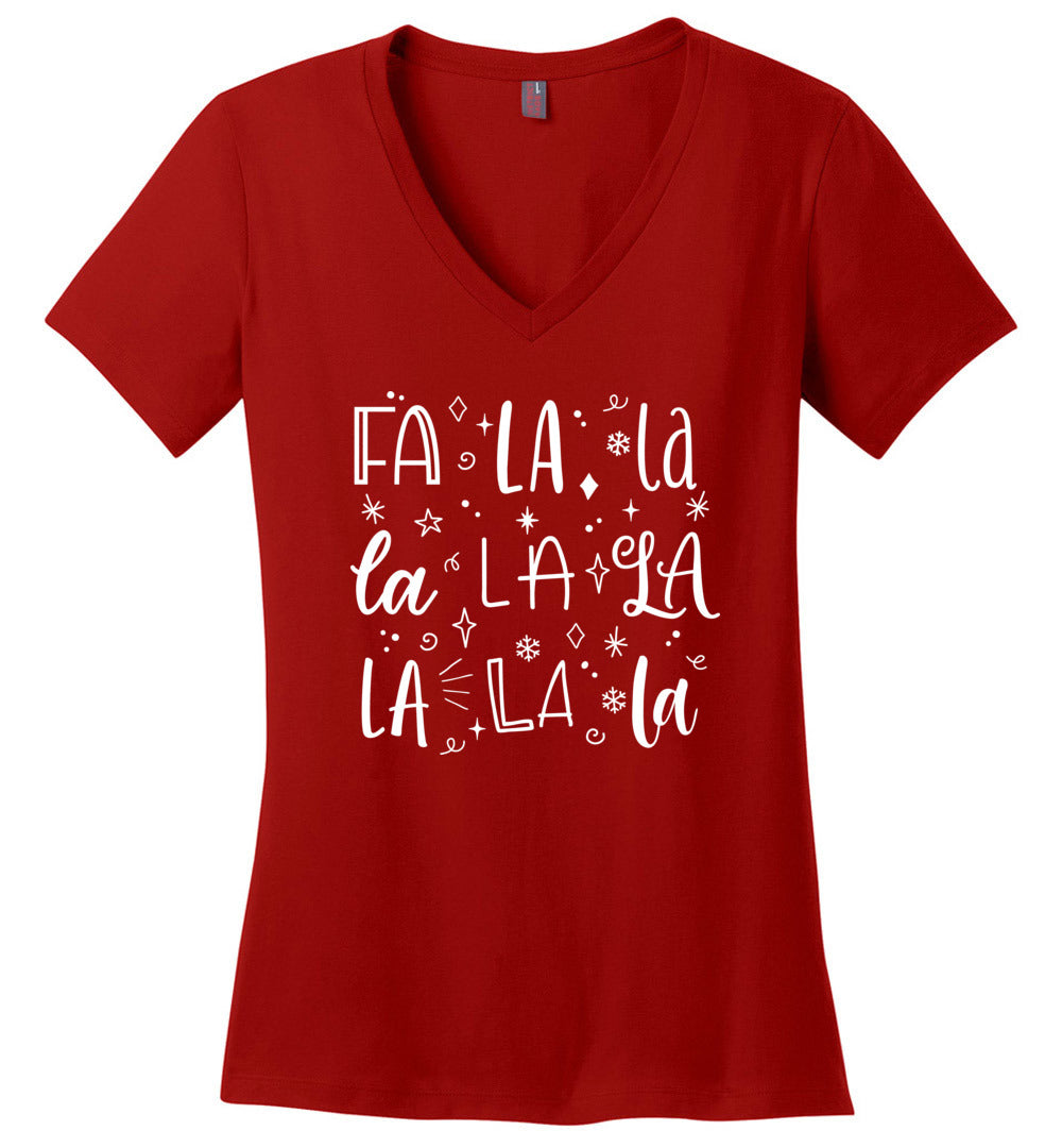 Fa La La V-necks