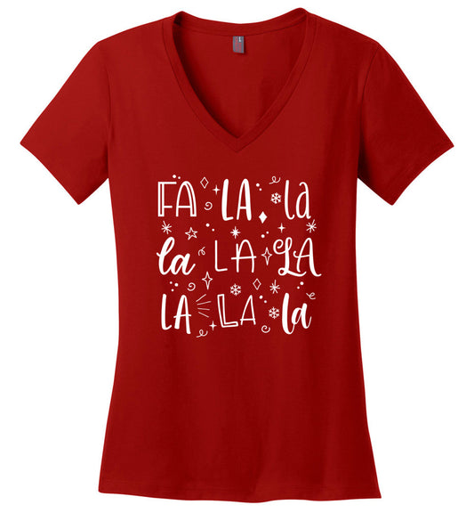 Fa La La V-necks