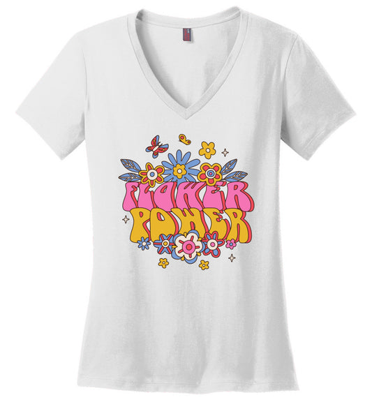 Flower Power V-Neck