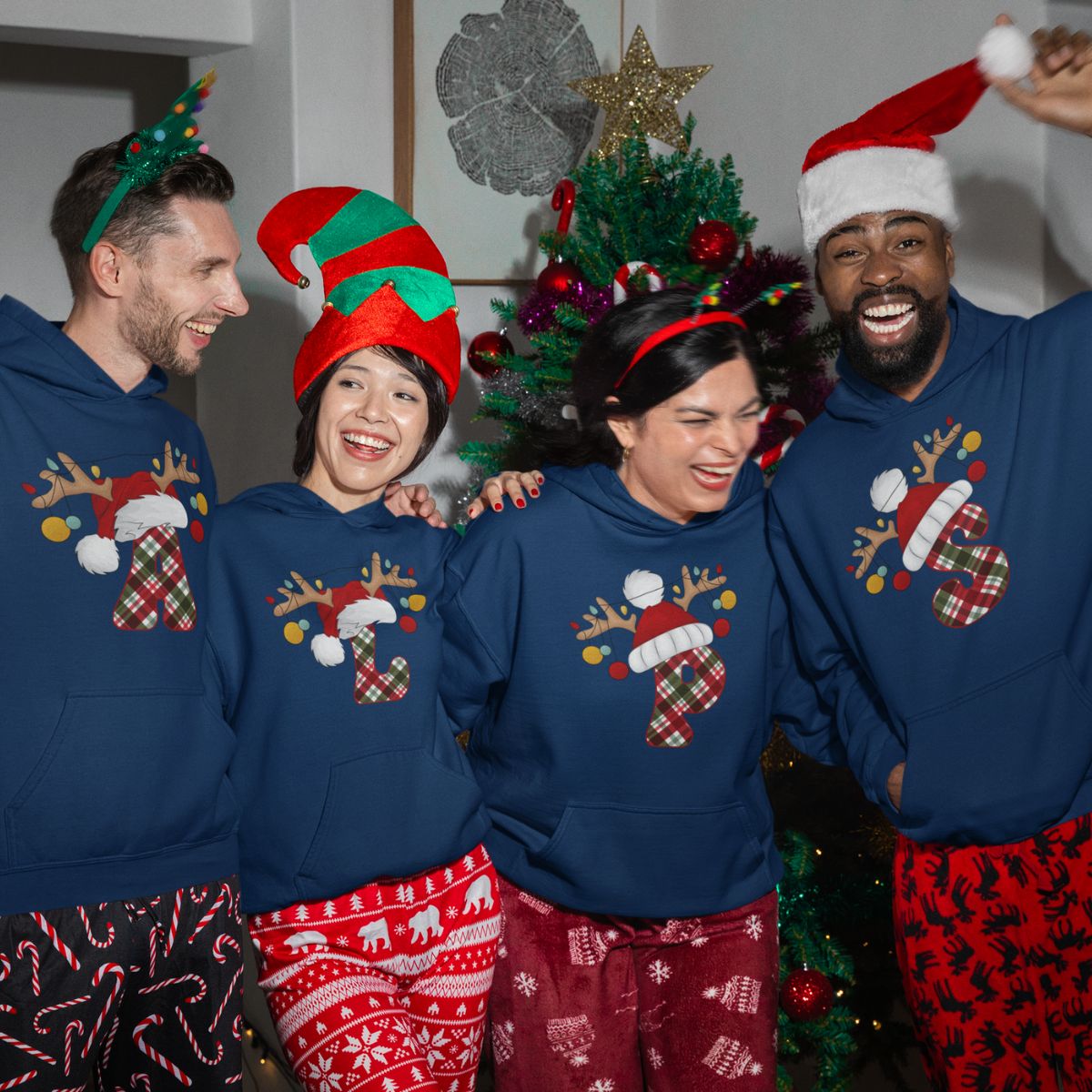 Matching Family Christmas Heavy Blend Hoodie