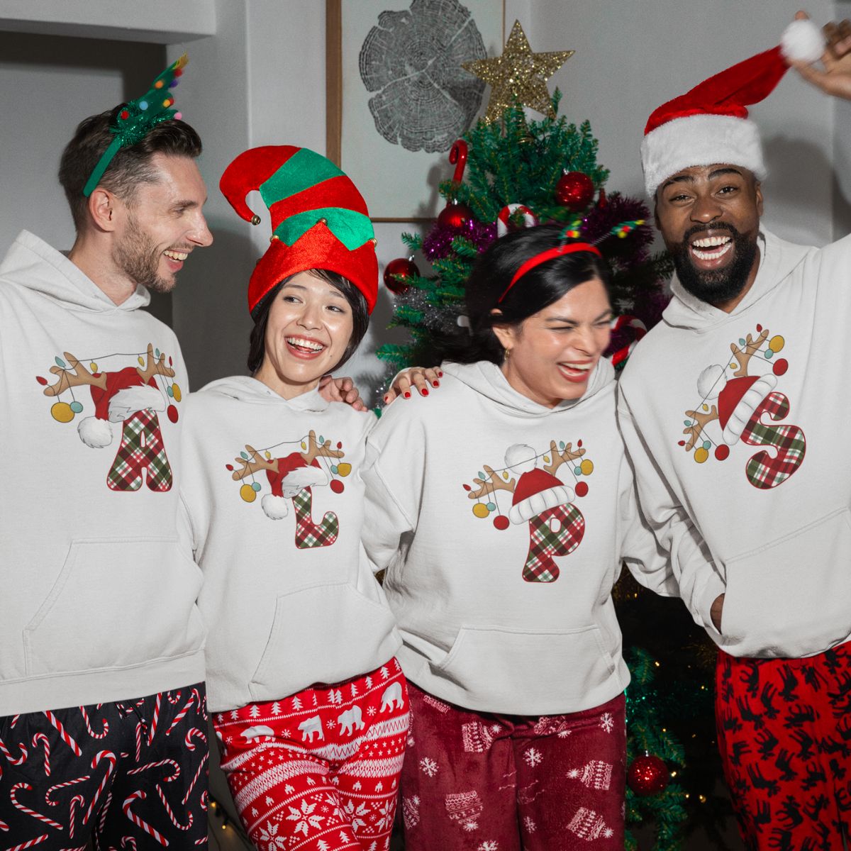 Matching Family Christmas Heavy Blend Hoodie