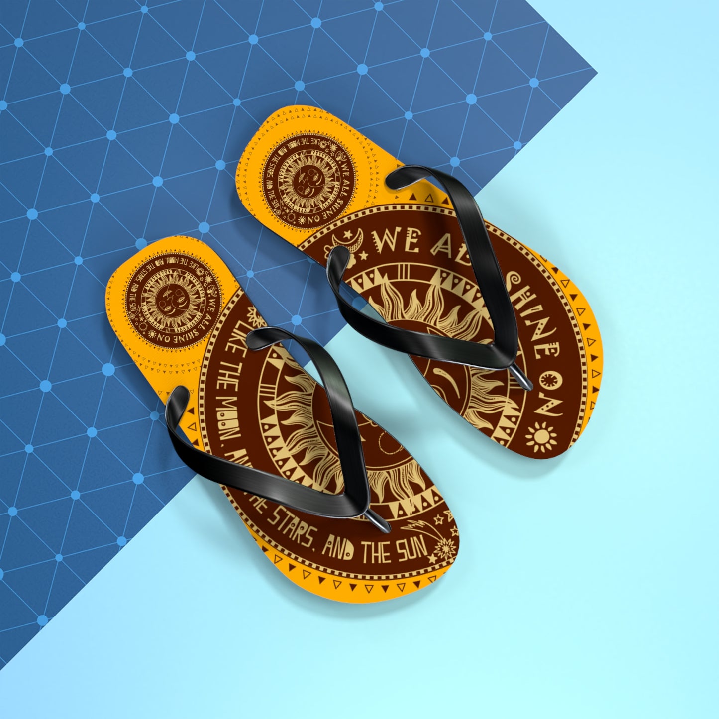 We All Shine On - Unisex Flip Flops