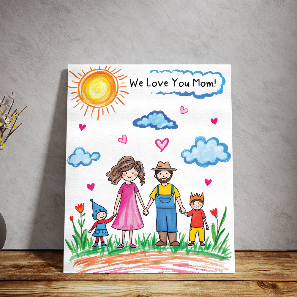 Personalized Kid's Art Canvas