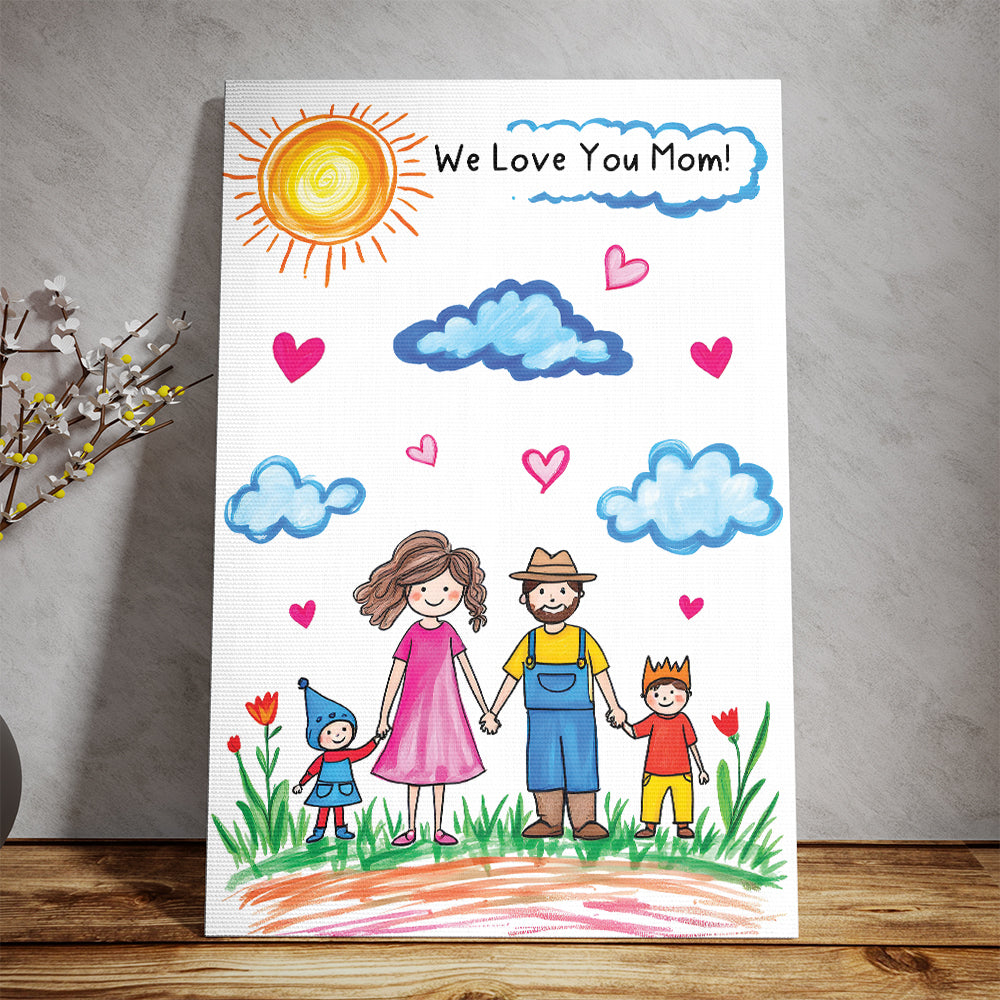 Personalized Kid's Art Canvas