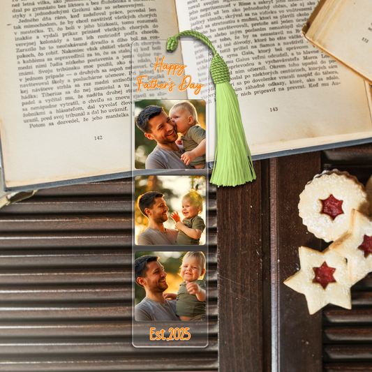 Personalized Father's Day Photo Bookmark