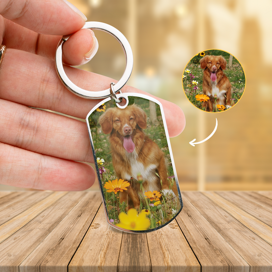 Custom Engraved Stainless Steel Keychain