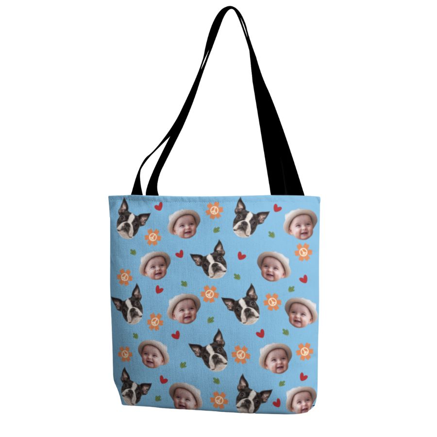 Personalized Faces Tote – Pets & People