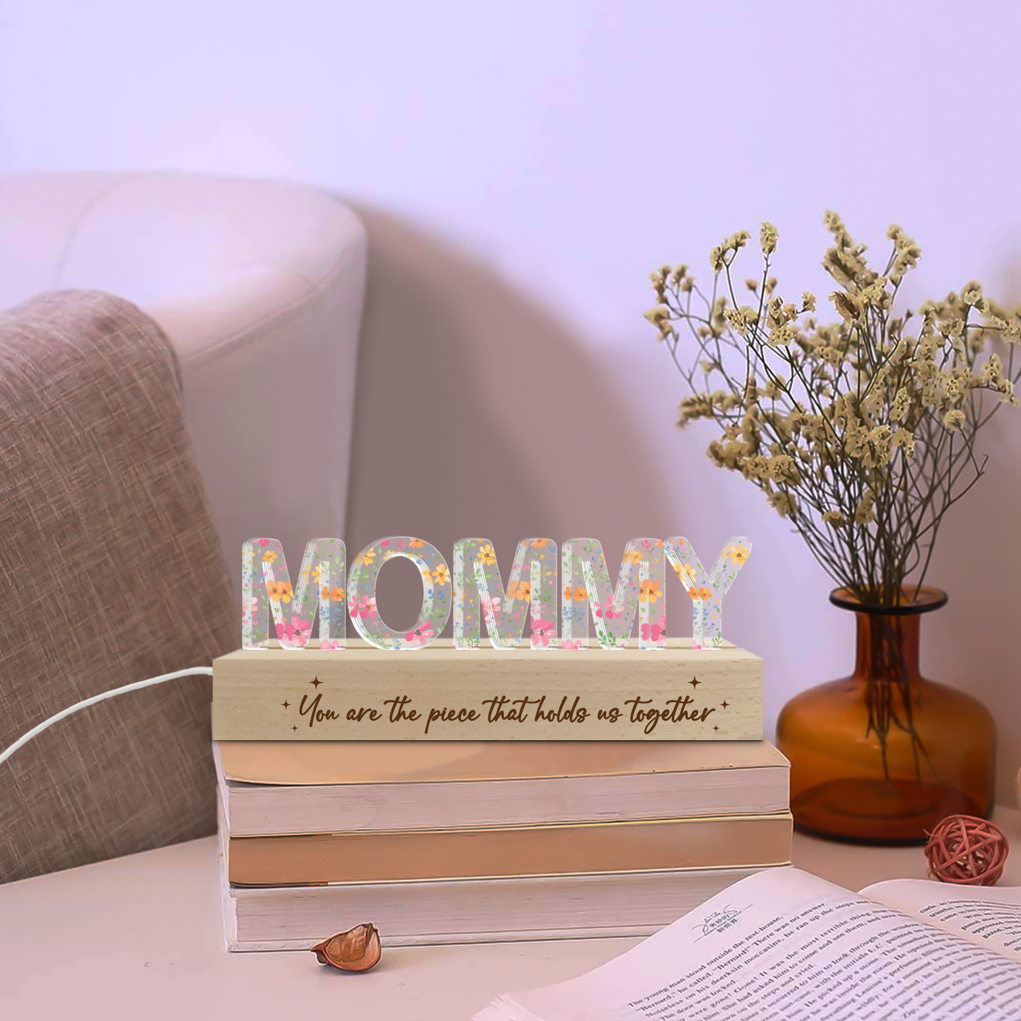 Personalized Word Night Light