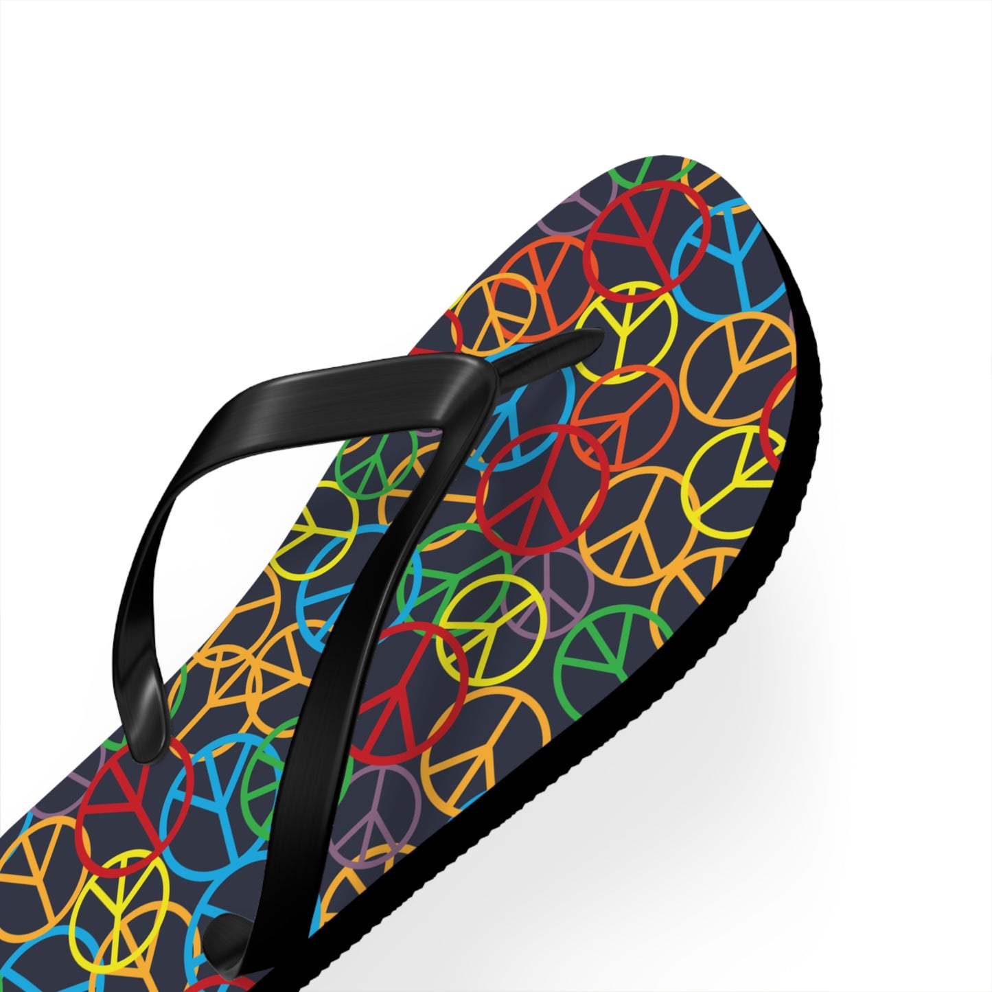 Peace Sign Pattern - Unisex Flip Flops