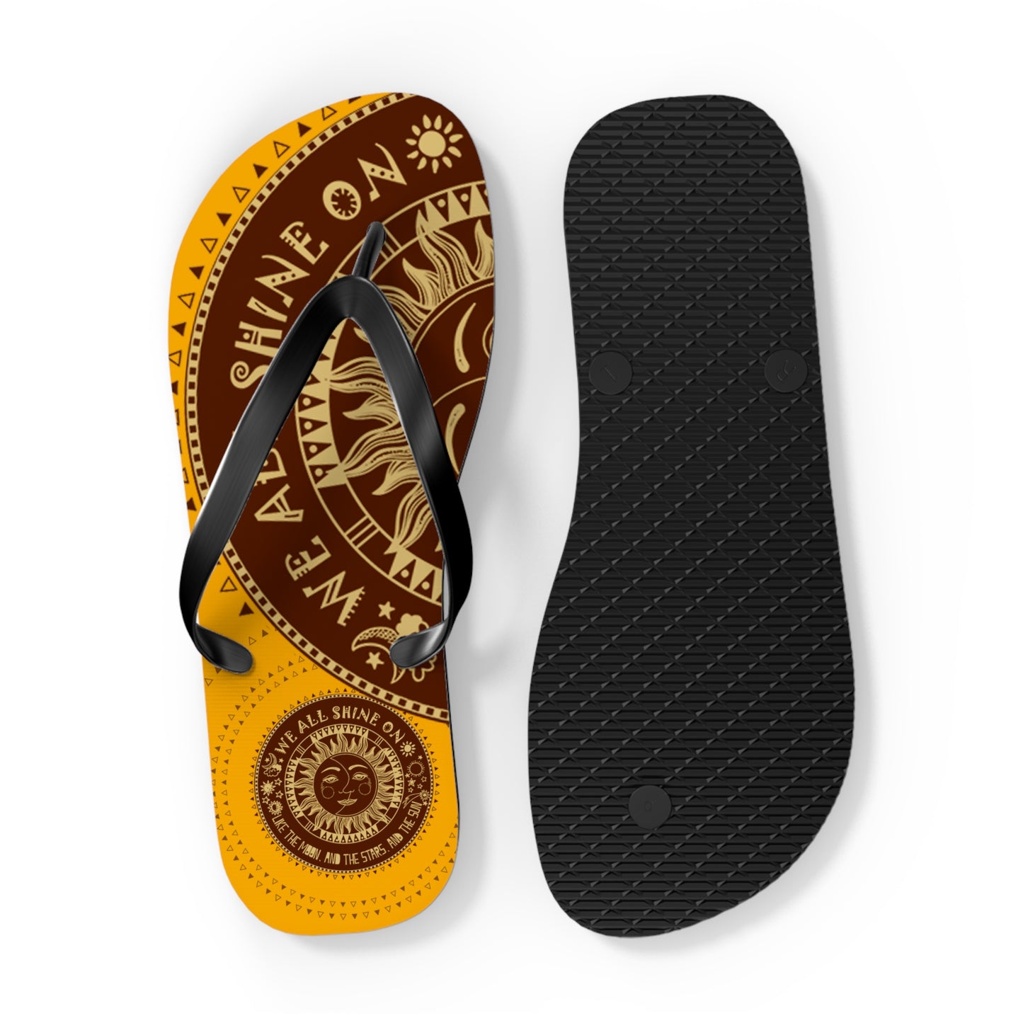We All Shine On - Unisex Flip Flops