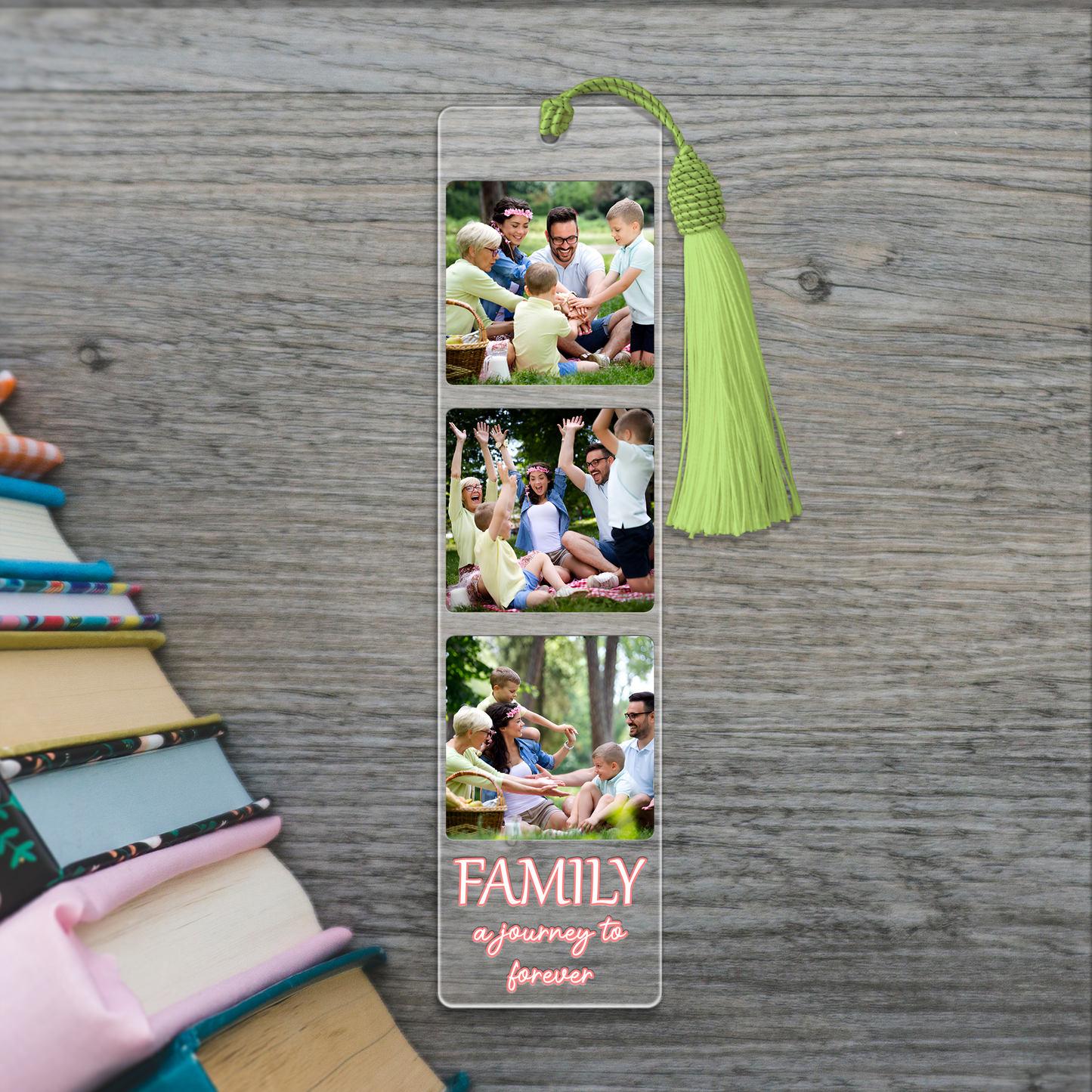 Family Love Photo Bookmark