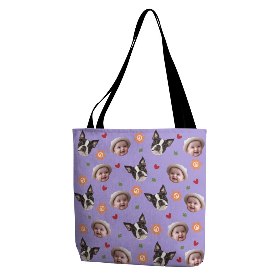 Personalized Faces Tote – Pets & People