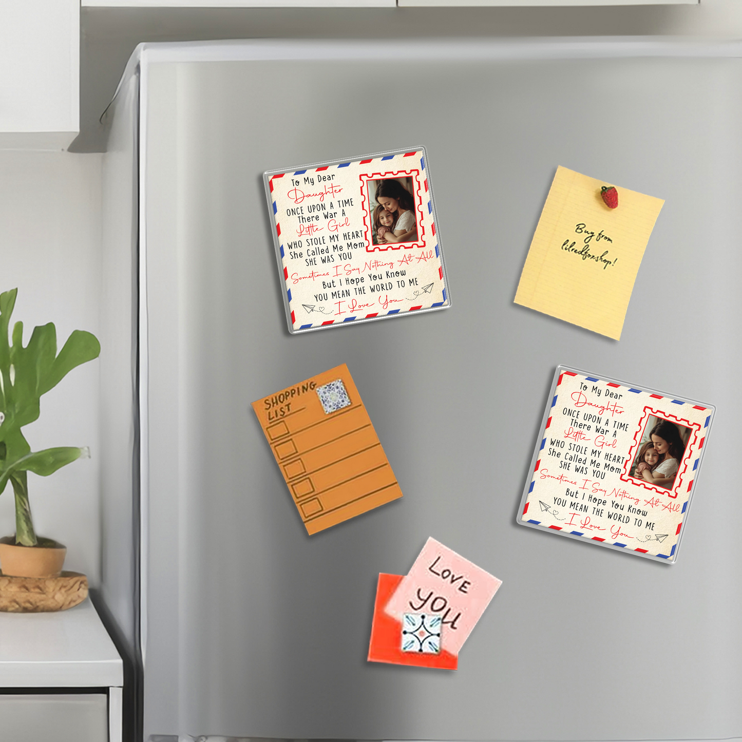 Keepsake Letter Photo Magnet