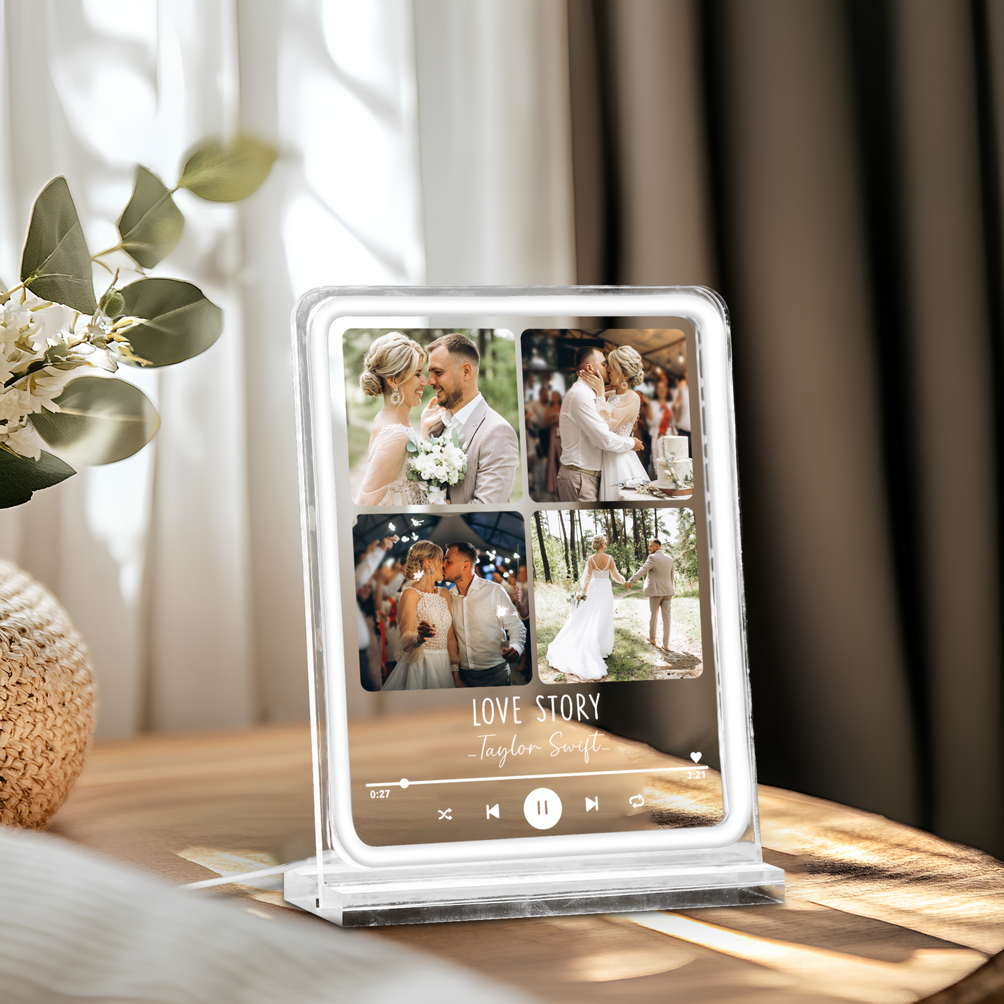 Custom Photo Night Light Frame