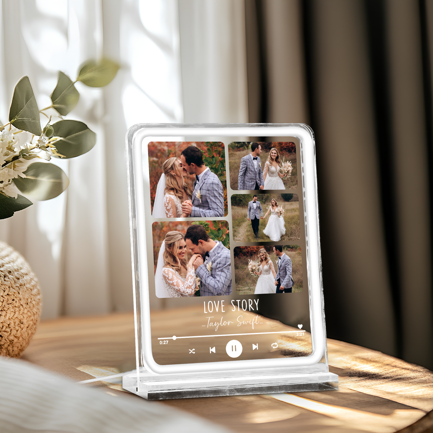 Custom Photo Night Light Frame