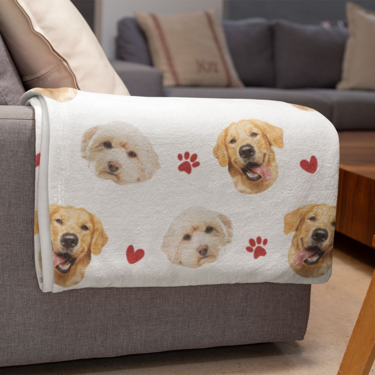 Custom Face Pet Blanket