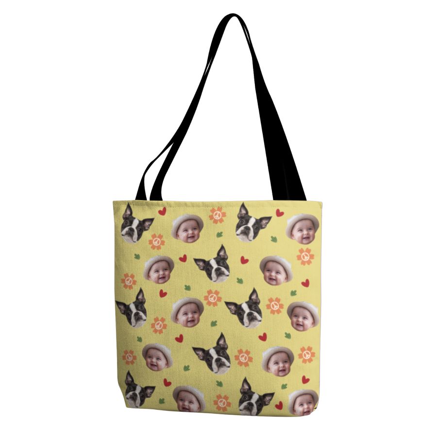 Personalized Faces Tote – Pets & People