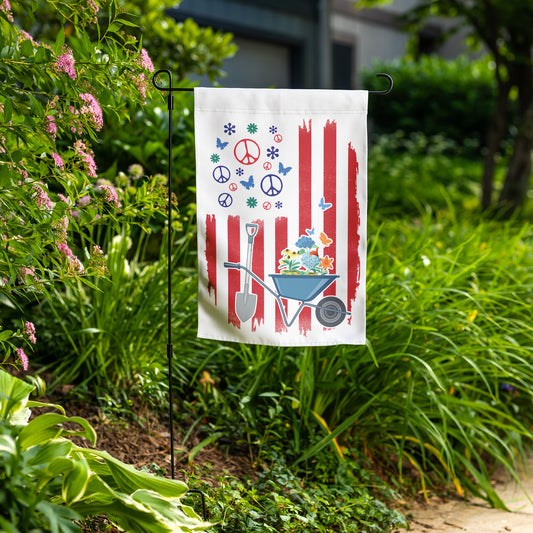 4th July Garden Flag