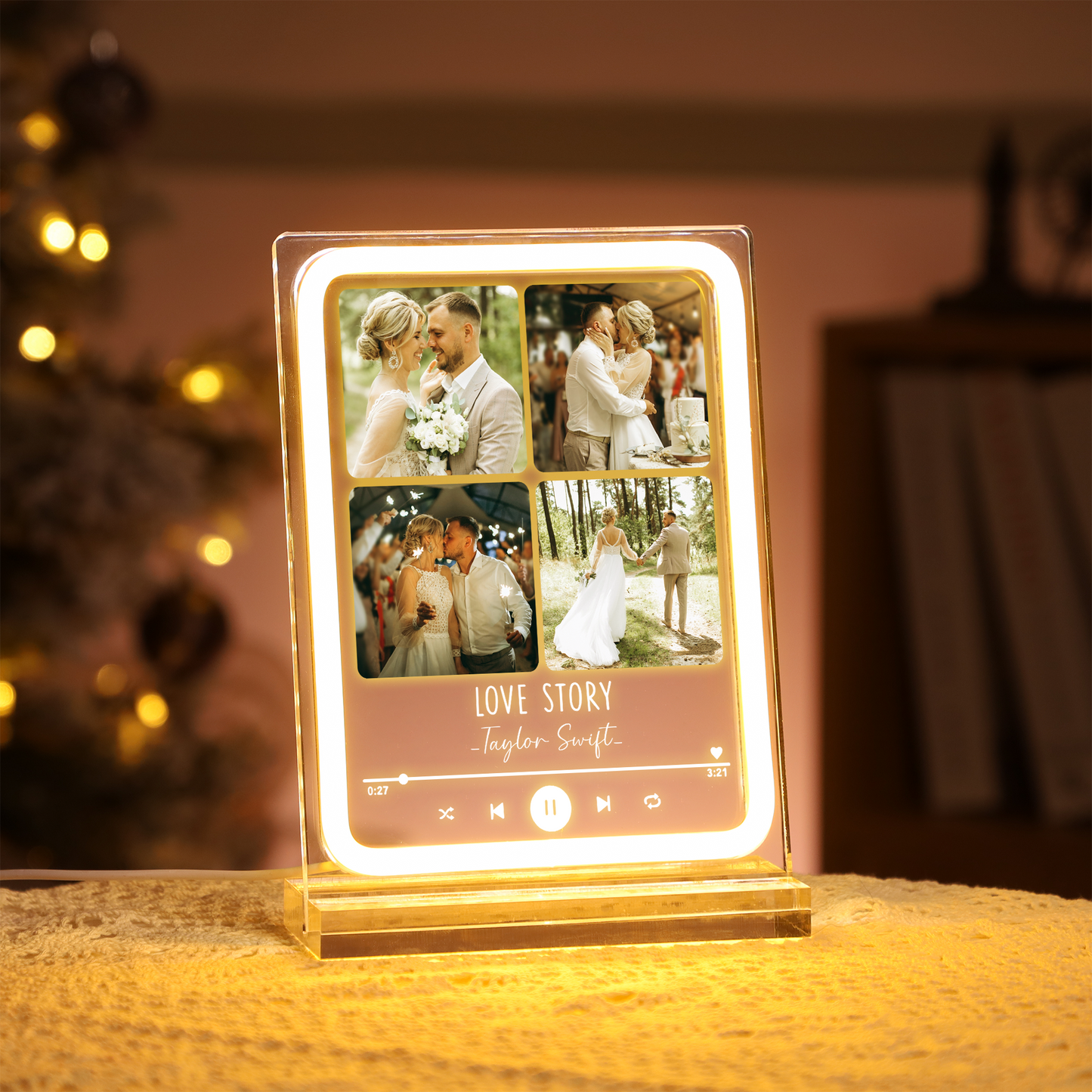 Custom Photo Night Light Frame