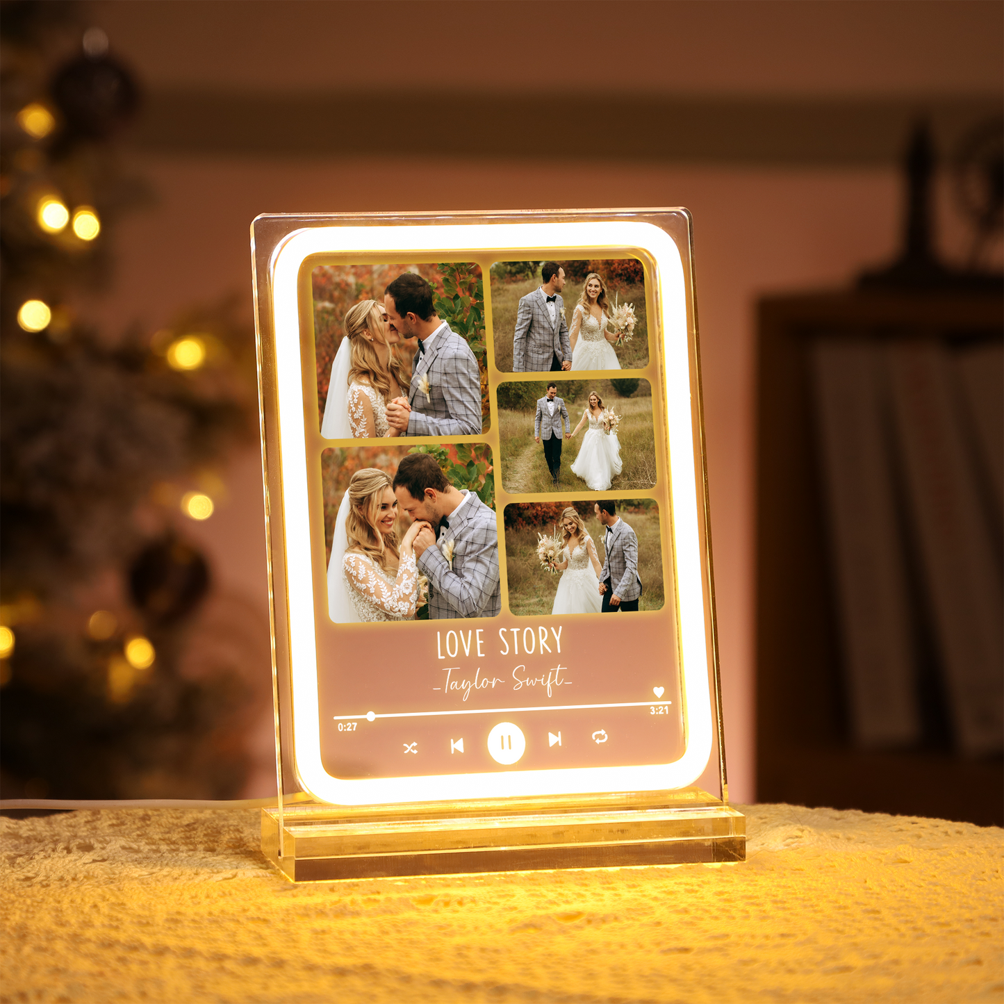 Custom Photo Night Light Frame