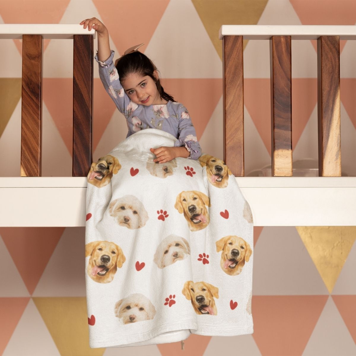 Custom Face Pet Blanket
