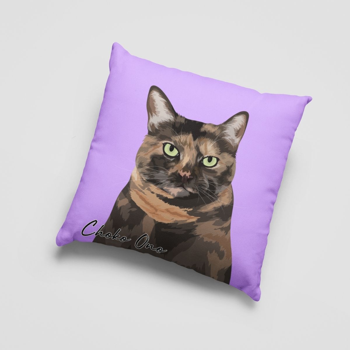 Custom Portrait Art Pillow