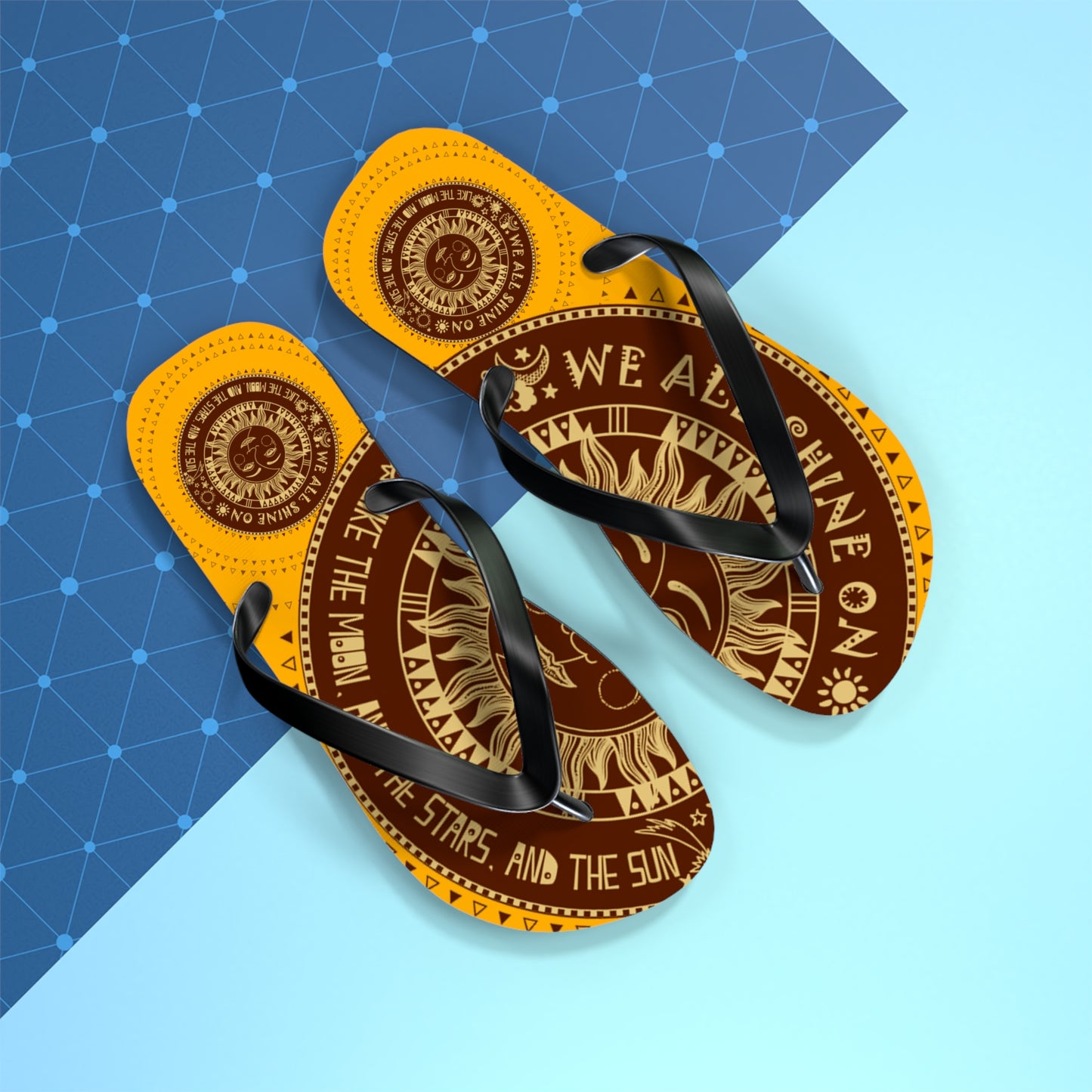 We All Shine On - Unisex Flip Flops