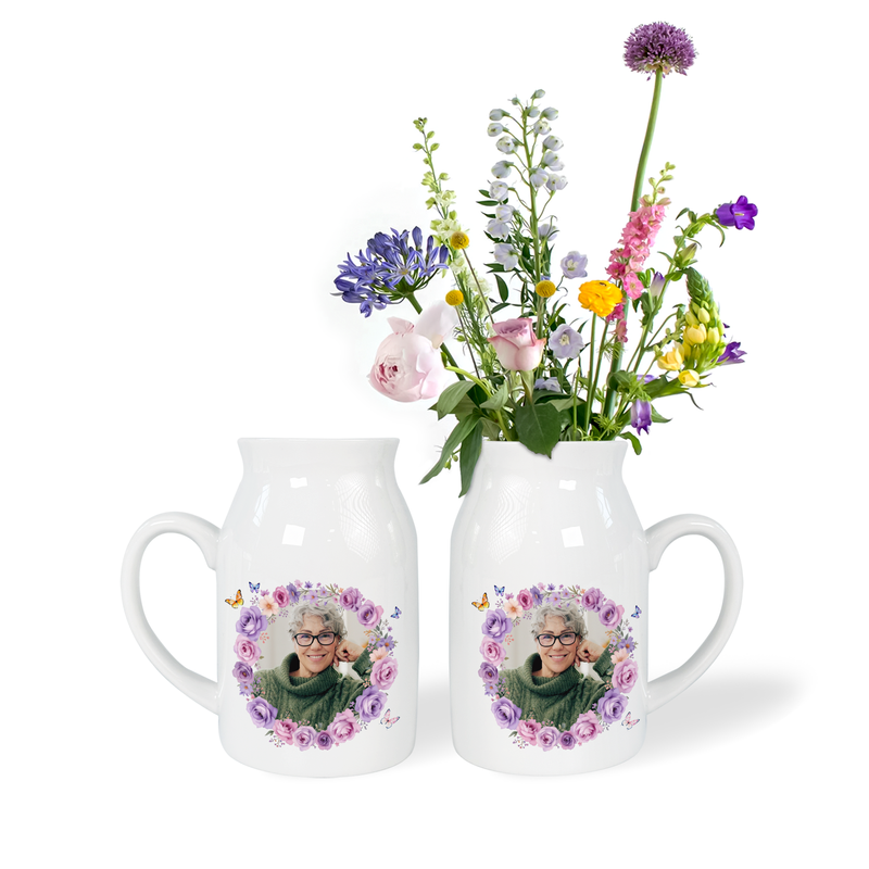Personalized Photo Flower Vase