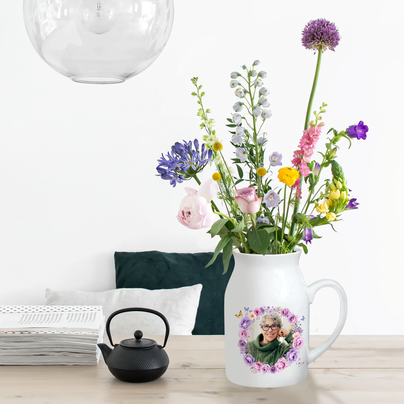 Personalized Photo Flower Vase