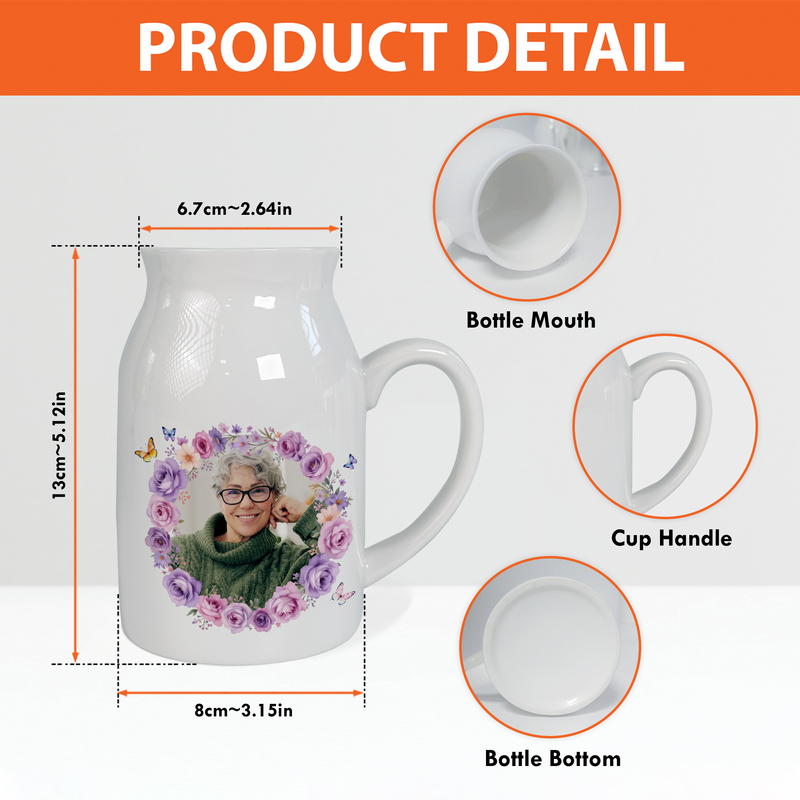 Personalized Photo Flower Vase