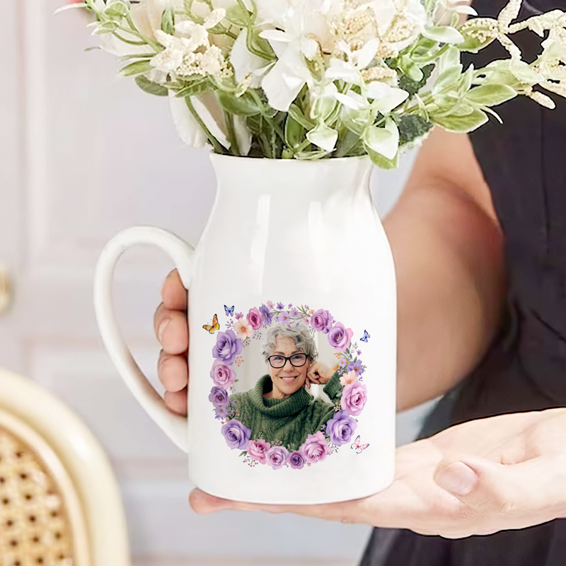 Personalized Photo Flower Vase
