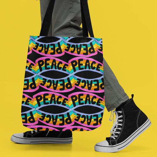 Peace Love Premium Tote Bag