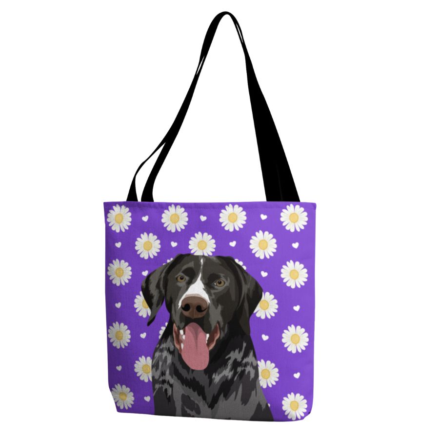 Daisy Pet Portrait Tote