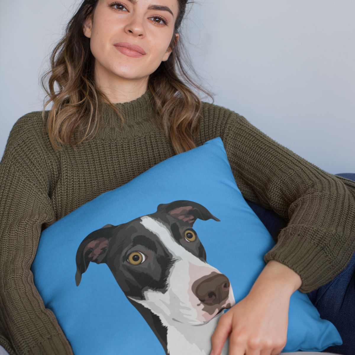 Custom Portrait & Photo Print Pillow