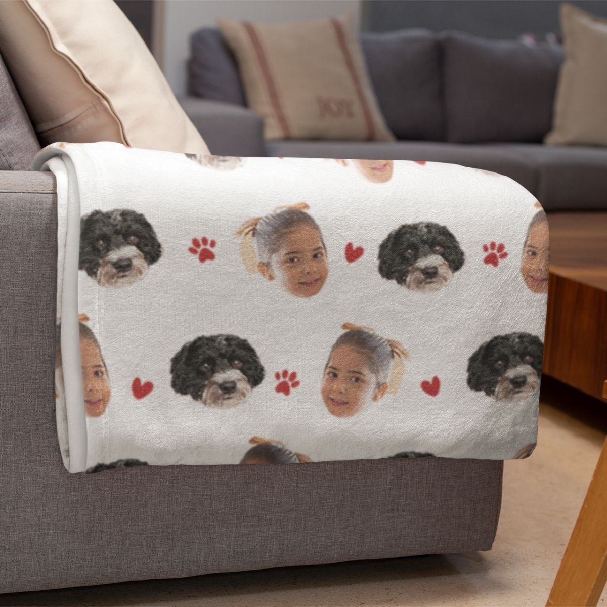 Custom Pattern Throw Blanket