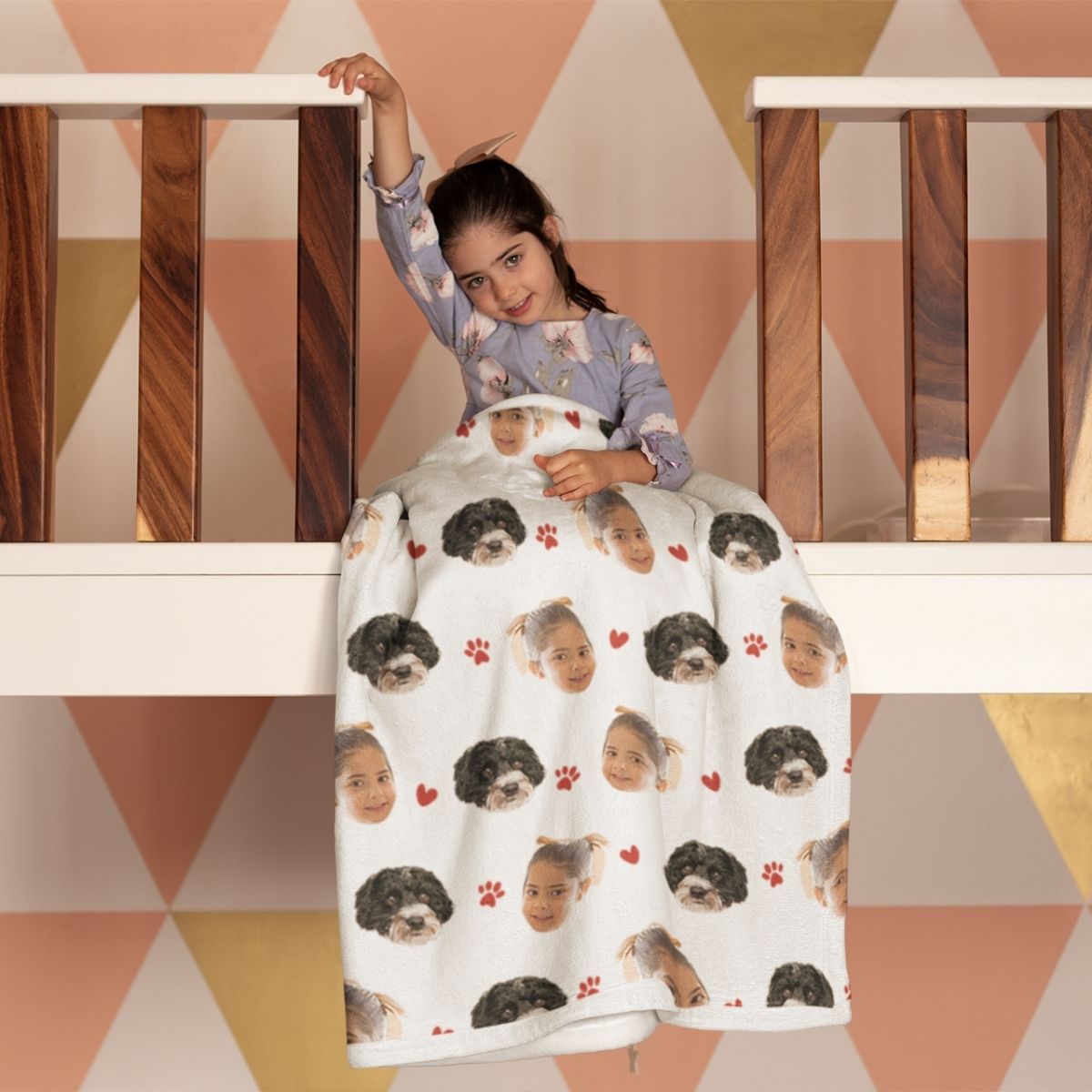 Custom Pattern Throw Blanket