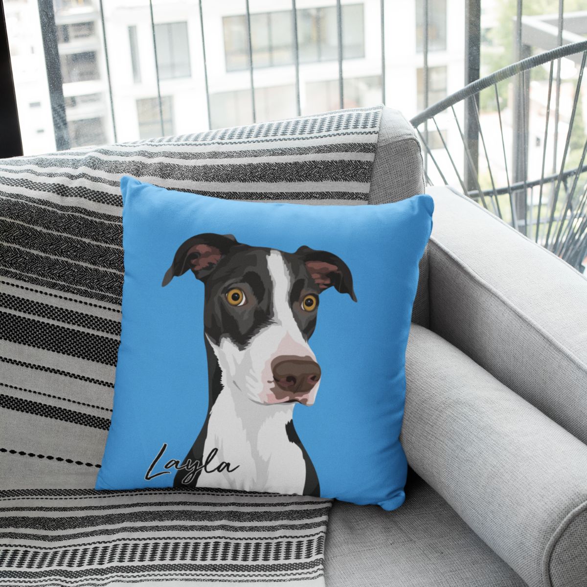 Custom Portrait & Photo Print Pillow