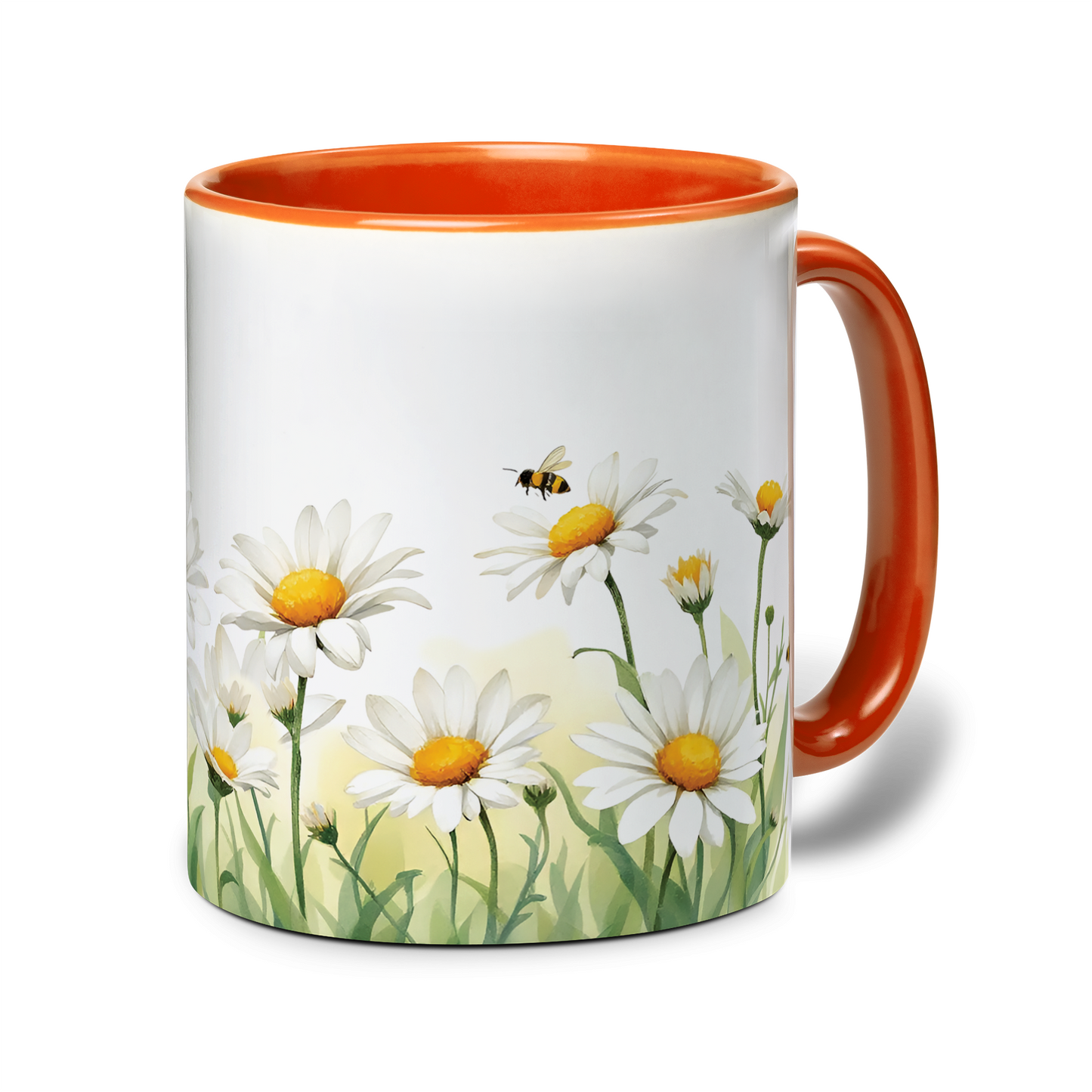 Personalized Floral Mug